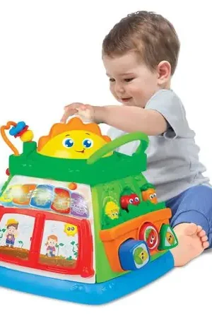 Juguete Para Bebé Winfun Cubo De Actividades Del Jardín Spedizione Mondiale