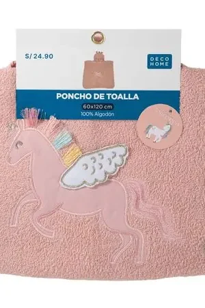 Toalla C/Capucha DECO HOME Unicorn Professionale