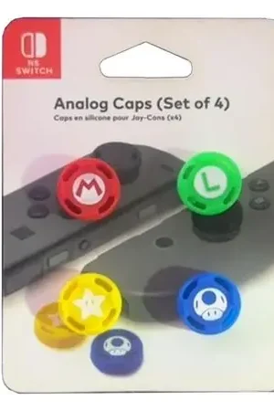 Compra Oggi Stesso 4 Grips Capa Analógico Joy-con Para Switch Modelo Mario