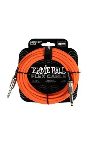 Cable Ernie Ball Flex Anaranjado 6,1 m P06421 Prezzo Ridotto