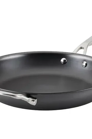 KitchenAid sartén acero al carbono 12 in / 30 cm, mango inox | Negro Must-Have