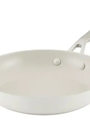 Nuova Collezione KitchenAid sartén 25 cm, cerámica anodizada dura | Porcelana blanca