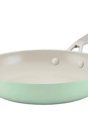 Miglior Prezzo KitchenAid sartén anodizada dura 10 in / 25 cm, cerámica | Pistacho