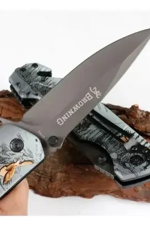 Spedizione Mondiale Multiusos Browning Compacta Y Resistente Metal Gris Gris