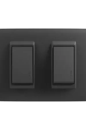 Must-Have Interruptor Doble Negro Dplus Bticino
