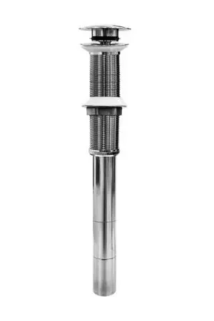 Desagüe Xl Push Acero Inoxidable Tapón Grande sin rebose 13\\ Di Marca