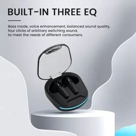 Audifonos Bluetooth Hands Up Gamer J08 Negro Di Marca