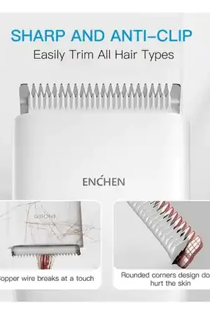 Cortadora de Cabello Enchen Boost Blanco Garanzia Inclusa