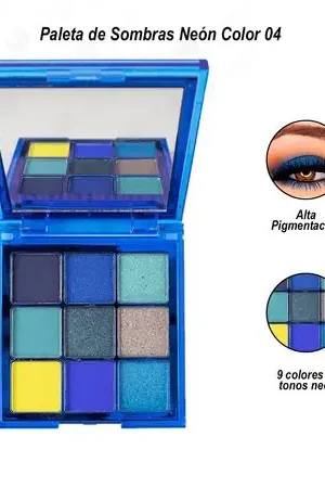 Moderno Paleta de Sombras Neon Ever Beauty Color 04