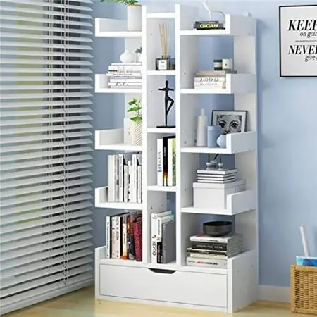 Librero Liam La Casa del Mueblero Blanco Moderno