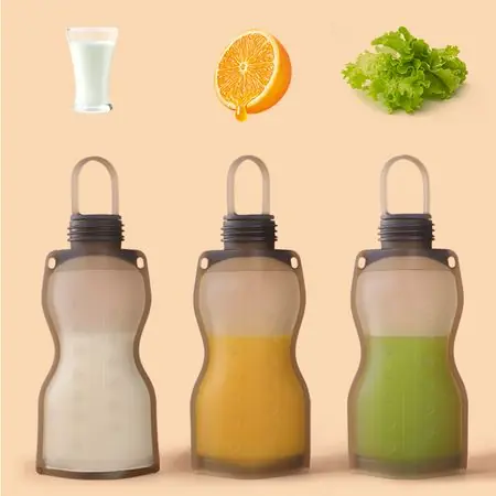 Di Tendenza Bolsa de Almacenamiento de Leche de Silicona Haakaa 260 ml. - 1 unid.