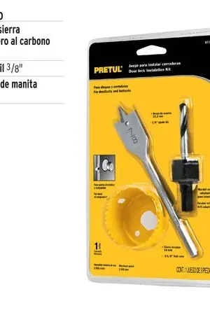 Kit para Instalación de Cerraduras Pretul 23549 Compra Adesso