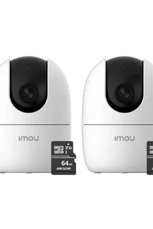 Kit de 2 Cámara Seguridad Wifi Imou IPC A22 Full HD + Micro SD 64GB lente 360 para interiores Spedito Oggi