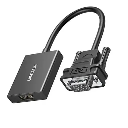 Alta Qualità Adaptador Convertidor Vga A Hdmi Con Audio Ugreen 1080p 15cm
