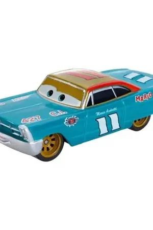COLECCIONABLE DISNEY PIXAR CARS MARIO ANDRETTI 1/55 Migliore Qualità