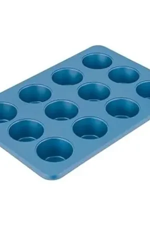 Originale KitchenAid molde para muffins 12 tazas / 1.4 l, acero | Terciopelo azul