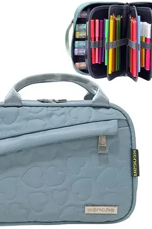 Cartuchera Organizadora XL Kengar - Verde Pastel Pagamento Sicuro