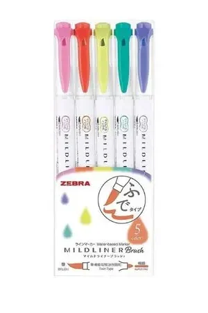 Zebra Mildliner Brush Pen - Summer set Novità
