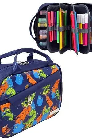 Promozione Cartuchera Organizadora XL Kengar - Azul Estampado Niño