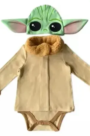 DISFRAZ BABY YODA DISNEY STORE INFANT 9-12 MESES Offerta Limitata