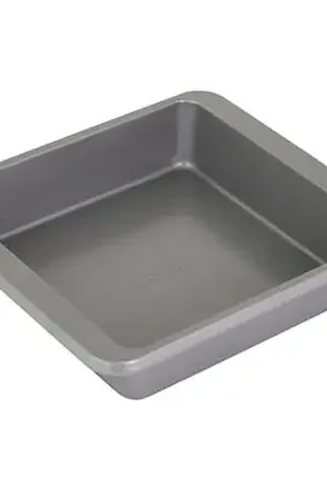 Offerta Del Giorno KitchenAid molde cuadrado 23 cm, acero aluminizado antiadherente | Plateado