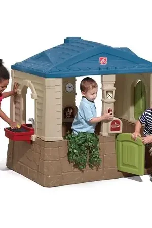 Casita Infantil STEP2 Ordenada Techo Azul Oscuro Pagamento Sicuro