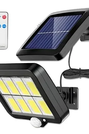 Lámpara Solar Split LED con Sensor Movimiento 3 Modos + IP65 Subito Disponibile