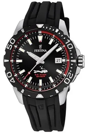 Solo Oggi Reloj Festina The Originals F20462-2 Fecha  Correa de Silicona y Dial Negro