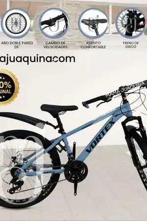 Pagamento Sicuro Bicicleta Deportiva Aro 26 LINEAL VORTEX Light Blue