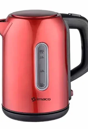 Hervidor Eléctrico Metálico 1.7L Imaco KE1722R Rojo Prezzo Basso