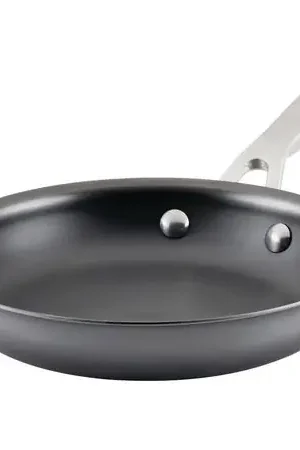 KitchenAid sartén 22 cm, acero al carbono Nitro | Negra | Mango inoxidable Affare