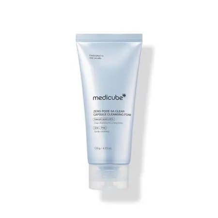 Spedizione Gratuita Medicube Zero Pore SA Clear Capsule Cleansing Foam 120g Espuma Limpiadora