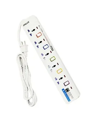 A Buon Prezzo Supresor de Picos 5 Salidas con 2 Puertos USB OP-105USB OPALUX