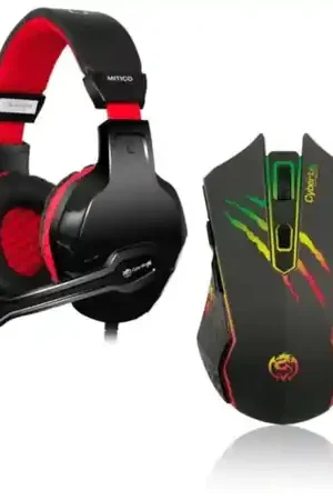 Pack Mouse Sniper CYB M517 Gamer USB RGB 3200 CPI - Audifono Mitico CYB HG501 Gamer Con Micro Offerta Speciale