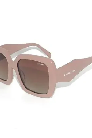 Lentes de sol de moda Europea- IVORY/DESERT ROSE Rosa Quantità Limitata
