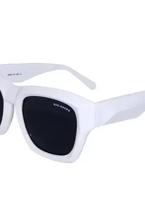 Nuova Collezione Lentes de sol de moda Europea 2025 - NUEVO ELM - POLARIZED BLACK Blanco