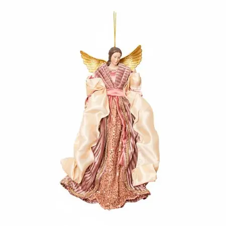 Novità Ángel Decorativo Rosado para Colgar 35.5CM Poliresina