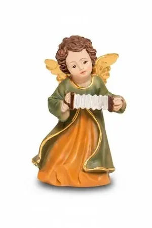 Vendita Finale Ángel Decorativo con Acordeón 10CM Poliresina