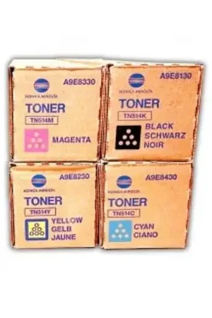 Prezzo Conveniente Toner Konica Minolta TN-514 Negro, Cian, Magenta, Amarillo