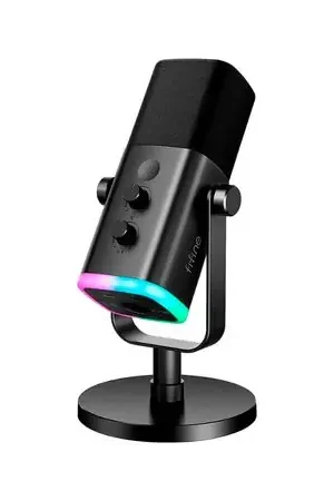 A Buon Prezzo Micrófono Fifine Ampligame AM8 RGB USB-XLR Dynamic Negro