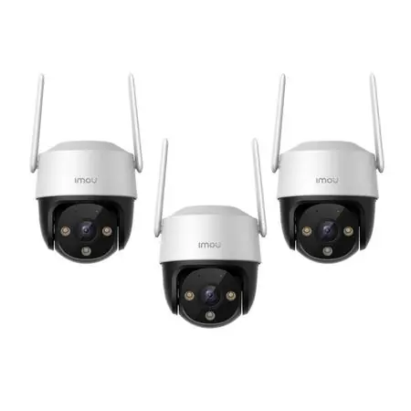 Kit de 3 Cámara Seguridad IMOU Crusier SE+ 2K 3MP 360° Exterior Visión Noche Luz Disuasiva Vendita Finale