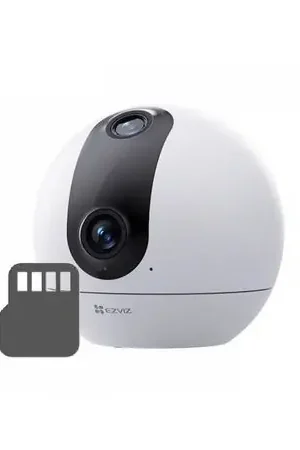 CAMARA DE SEGURIDAD CON DOBLE LENTE EZVIZ C60p DUAL MIX 2K MAS MEMORIA MICROSD 128GB DE REGALO Di Marca