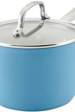 KitchenAid olla anodizada dura 3 qt / 2.8 l, cerámica | Terciopelo azul Subito Disponibile