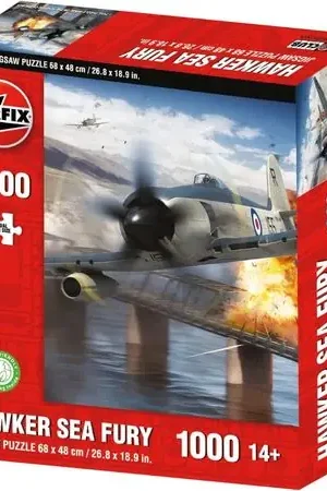 Occasione Imperdibile AIRFIX - HAWKER SEA FURY ROMPECABEZAS 1000 PIEZAS