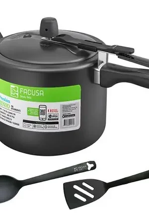 Olla a Presión 8 L Facusa Antiad con Espátula y Cuchara Soddisfatti O Rimborsati