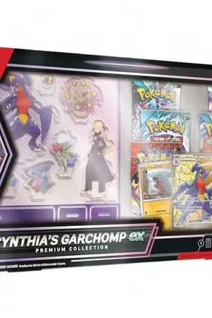 Autentico POKEMON TCG: CYNTHIA’S GARCHOMP EX PREMIUM COLLECTION (ENGLISH)