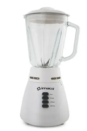 Offerta Licuadora Imaco 1.25L c/Vaso de Vidrio BL4125V Blanco