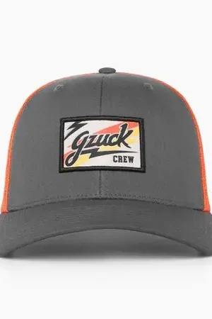 Gorro Gzuck Hombre Solti Charcoal Neon Orange O/S Spedito Oggi