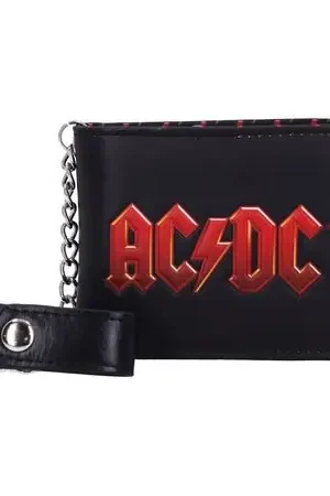 BILLETERA NEMESIS NOW NEGRO AC/DC Spedizione Mondiale
