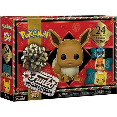Lusso Calendario de Adviento Pokémon de Funko Pop!: 24 Figuras Coleccionables